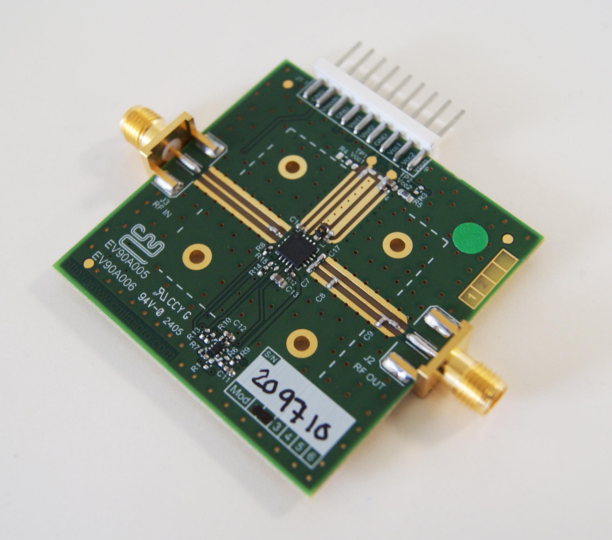 Part number EV90A006 Product Type Evaluation Board from Manufacturer CML Microcircuits